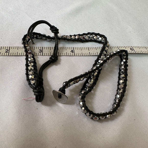 Three sparkly boho style wrap bracelets - Picture 5 of 6